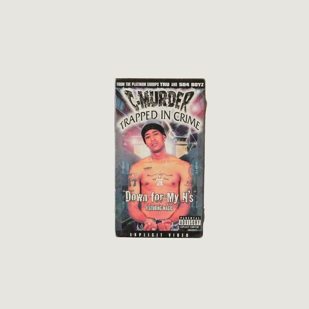 C-Murder Trapped in Crime VHS Down for My N's No Limit Records‎ Sealed 2000